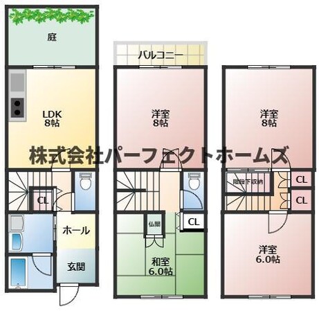 ユーロハイツの物件間取画像